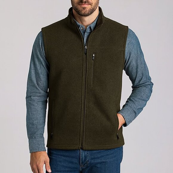 Ibex Scout Jura Merino Wool Vest Brown Men’s Size XXL Outdoor Layering USA Made - Picture 1 of 10